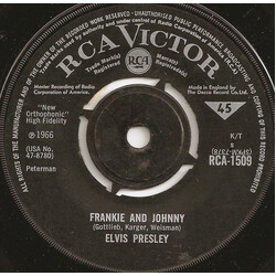 Elvis Presley Frankie And Johnny USED VINYL 7INCH 45 RPM