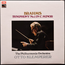 Otto Klemperer / Philharmonia Orchestra / Johannes Brahms Symphony No. 1 In C Minor Vinyl LP USED