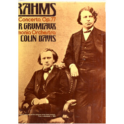 Johannes Brahms / Arthur Grumiaux / New Philharmonia Orchestra / Sir Colin Davis Violin Concerto,Op.77 Vinyl LP USED
