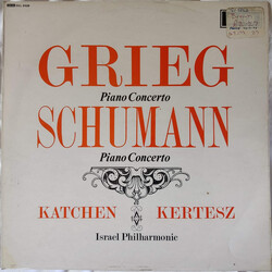 Edvard Grieg / Robert Schumann / Julius Katchen / István Kertész / Israel Philharmonic Orchestra Piano Concerto / Piano Concerto Vinyl LP USED