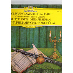 Wolfgang Amadeus Mozart / Alfred Prinz / Dietmar Zeman / Wiener Philharmoniker / Karl Böhm Clarinet Concerto • Bassoon Concerto Vinyl LP USED