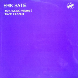 Erik Satie / Frank Glazer Piano Music Volume 2 Vinyl LP USED