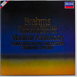 Johannes Brahms / Vladimir Ashkenazy / Concertgebouworkest / Bernard Haitink Piano Concerto No. 1 / Klavierkonzert Nr. 1 Vinyl LP USED