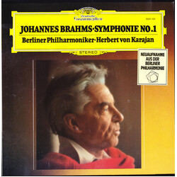 Johannes Brahms / Berliner Philharmoniker / Herbert von Karajan Symphonie No .1 Vinyl LP USED