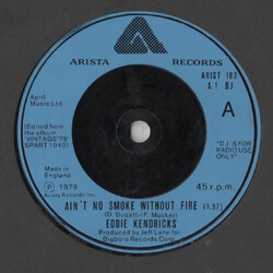 Eddie Kendricks Ain't No Smoke Without Fire USED VINYL 7INCH 45 RPM SINGLE PROMO