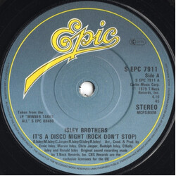 The Isley Brothers It's A Disco Night (Rock Don't Stop) VINYL 7" USED