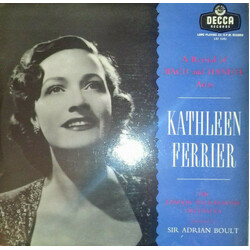 Kathleen Ferrier / The London Philharmonic Orchestra / Sir Adrian Boult A Recital Of Bach And Handel Arias Vinyl LP USED