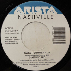 Diamond Rio Sweet Summer USED VINYL 7INCH 45 RPM SINGLE