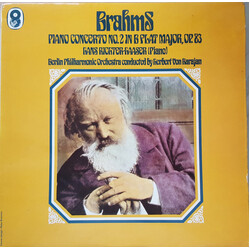 Johannes Brahms / Hans Richter-Haaser / Berliner Philharmoniker / Herbert von Karajan Piano Concerto No. 2 In B Flat Major, Op. 83 Vinyl LP USED