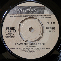 Frank Sinatra Love's Been Good To Me Vinyl 7" USED