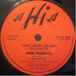 Ann Peebles I Can't Stand The Rain USED VINYL 7INCH 45 RPM SINGLE
