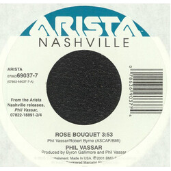 Phil Vassar Rose Bouquet / Just Another Day In Paradise USED VINYL 7INCH 45 RPM SINGLE