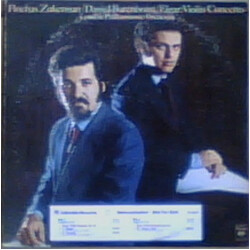 Pinchas Zukerman / Daniel Barenboim / The London Philharmonic Orchestra / Sir Edward Elgar Violin Concerto Vinyl LP USED