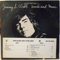 Jimmy Webb Words And Music Vinyl LP USED