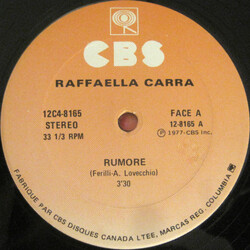 Raffaella Carrà Rumore / Bobo Step USED VINYL 12INCH 33 S RPM