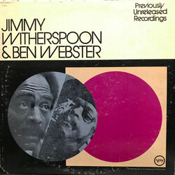 Jimmy Witherspoon / Ben Webster Previously Unreleased Recordings Vinyl LP USED