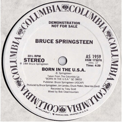 Bruce Springsteen Born In The U.S.A. USED VINYL 12INCH PROMO 33 S RPM SINGLE