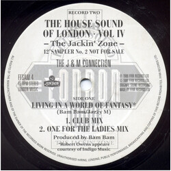 Various The House Sound Of London - Vol. IV - "The Jackin' Zone" (12" Sampler No.2) Vinyl 12" USED