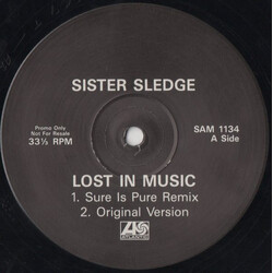 Sister Sledge Lost In Music Vinyl 12" USED