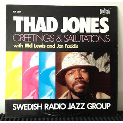 Thad Jones / Radiojazzgruppen / Mel Lewis / Jon Faddis Greetings And Salutations Vinyl LP USED
