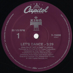 King Tee Let's Dance / The Coolest VINYL 12" USED