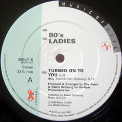 Eighties Ladies Turned On To You Vinyl 12" USED