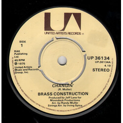 Brass Construction Changin' USED VINYL 7INCH 45 RPM STEREO