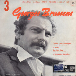 Georges Brassens Nº 3 USED VINYL 7INCH EP 45 RPM MONO
