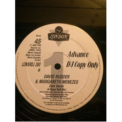 David Rudder / Margareth Menezes Dark Secret USED VINYL 12INCH PROMO