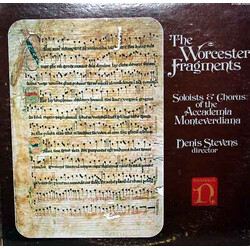 Accademia Monteverdiana / Denis Stevens The Worcester Fragments Vinyl LP USED