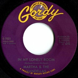 Martha Reeves & The Vandellas In My Lonely Room USED VINYL 7INCH SINGLE 45 RPM MONO