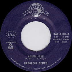 Napoleon Demps Norma Jean USED VINYL 7INCH 45 RPM SINGLE