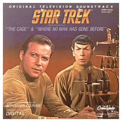 Alexander Courage Star Trek - From The Original Pilots: The Cage & Where No Man Has Gone Before (Original Television Soundtrack) Vinyl LP USED
