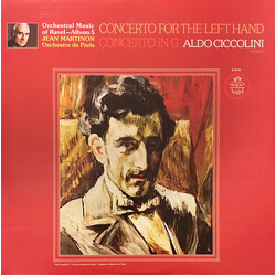 Maurice Ravel / Jean Martinon / Orchestre De Paris / Aldo Ciccolini Orchestral Music Of Ravel - Album 5 (Concerto For The Left Hand) Vinyl LP USED