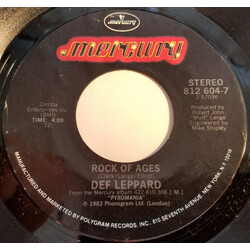 Def Leppard Rock Of Ages USED VINYL 7INCH 45 RPM SINGLE