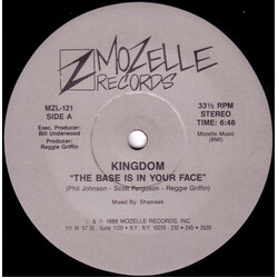 Kingdom The Base Is In Your Face USED VINYL 12INCH 33 S RPM