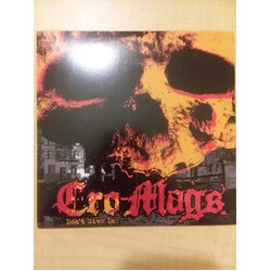 Cro-Mags Don't Give In USED VINYL 7INCH 33 S RPM EP LIMITED EDITION NUMBERED