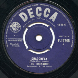 The Tornados Dragonfly USED VINYL 7INCH 45 RPM SINGLE