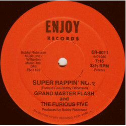 Grandmaster Flash & The Furious Five Super Rappin' No. 2 VINYL 12" USED