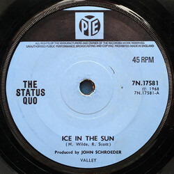 Status Quo Ice In The Sun VINYL 7" USED
