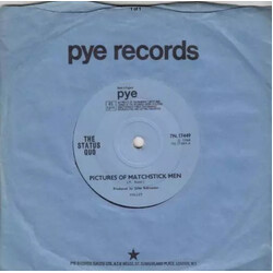 Status Quo Pictures Of Matchstick Men USED VINYL 7INCH 45 RPM SINGLE