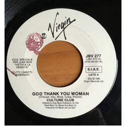 Culture Club / Peter Gabriel God Thank You Woman / Slegdehammer USED VINYL 7INCH 45 RPM JUKEBOX