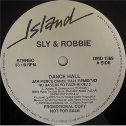 Sly & Robbie Dance Hall USED VINYL 12INCH 33 S RPM PROMO STEREO