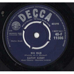 Kathy Kirby Big Man USED VINYL 7INCH 45 RPM SINGLE REPRESS