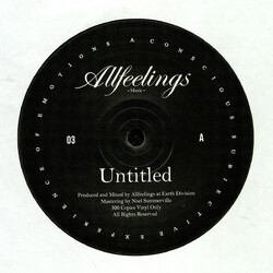Allfeelings Untitled USED VINYL 12INCH LIMITED EDITION