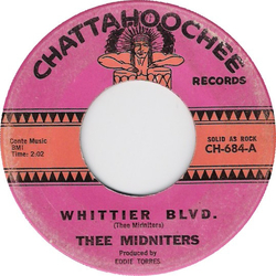Thee Midniters Whittier Blvd. / Evil Love Vinyl 7" USED