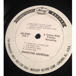 Ernestine Anderson The Toast Of The Nation's Critics Vinyl LP USED
