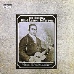 Blind Lemon Jefferson The Immortal Blind Lemon Jefferson Vinyl LP USED