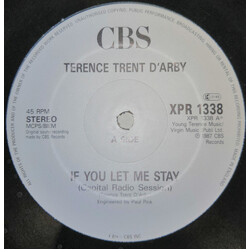 Terence Trent D'Arby If You Let Me Stay Vinyl USED