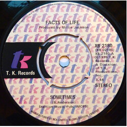 Facts Of Life Sometimes USED VINYL 7INCH